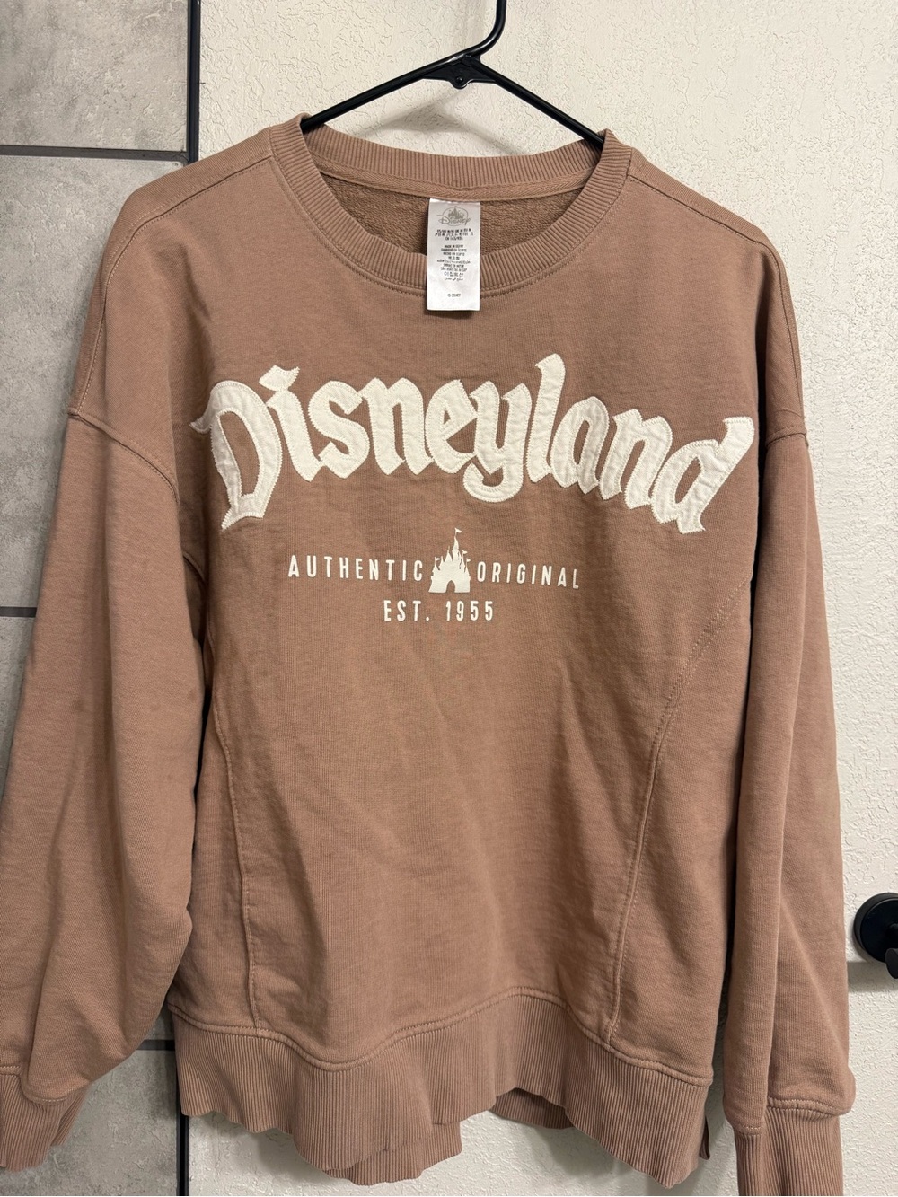 Disneyland Brown Logo Crewneck Sweatshirt